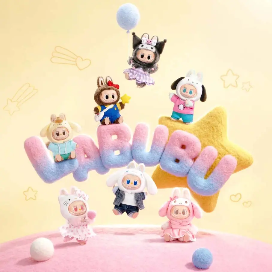 POP MART The Monsters × Hello Kitty and Friend Vinyl Plush Series Blind Box【1】