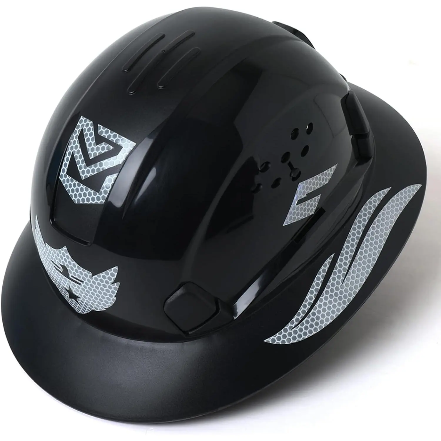 Full Brim Hard Hat Vented Safety Helmet for Construction OSHA Approved Cascos De Construccion ABS Work Hard Hat for Men Women
