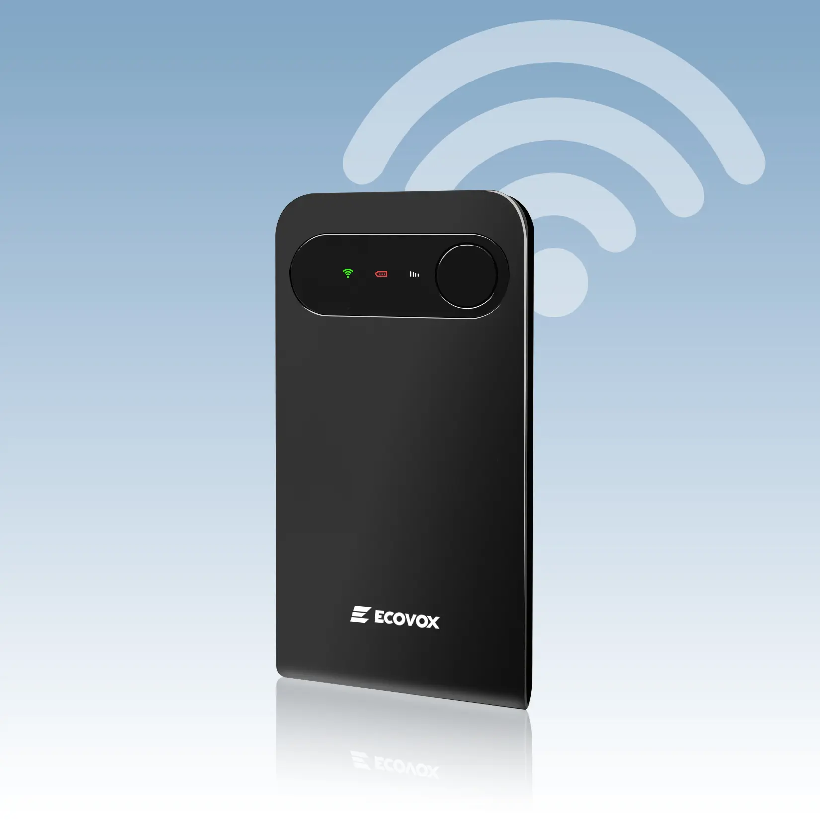 ECOVOX Global Roam Portable Mini WiFi Hotspot MiFi Modem - Tri-Band 4G LTE Pocket Router, Multi-Carrier Auto Switch, 150Mbps Max Download, FCC Certified, 86g Ultra Lightweight, 1GB Free Trial Data for Travel, Remote Work