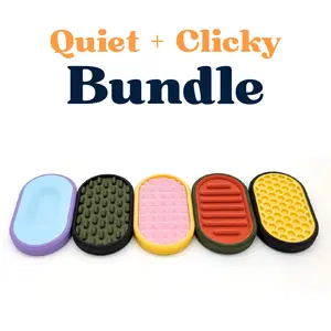 Quiet/Clicky Bundle | SlideSense Magnetic Fidget Slider | Magnet Fidget Toy | Custom Personalization | 3D Printed Tactile Toy