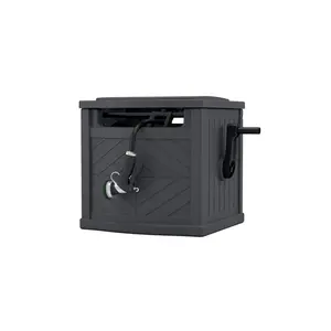 Suncast 7025324 150 ft. Hideaway Gray Water Hose, Retractable Garden Hose, Durable Garden Hose
