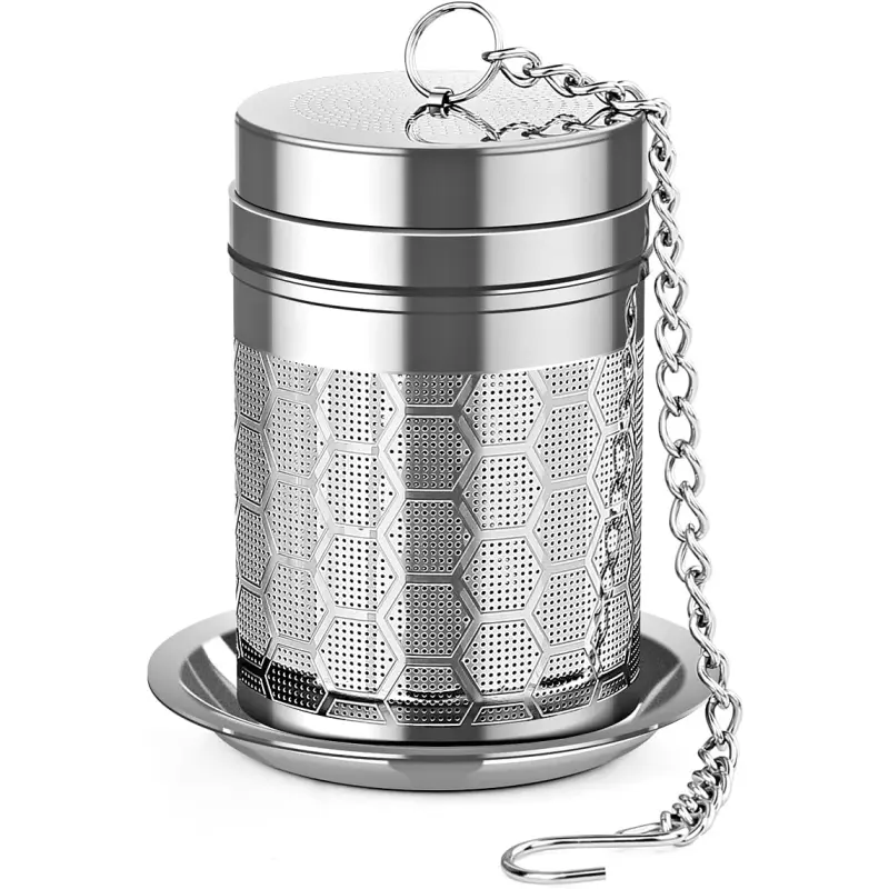 Tea Infusers for Loose Tea (1 Pack), 18/8 Stainless Steel Tea Strainer, Extra Fine Mesh Tea Diffuser for Brewing Tea, Spices & Seasoning