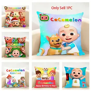 Nap Time C-CoComelons Pillow Case Pillowcase Linen Detachable With Hidden Zipper Washable  Breathable  Moisture-absorbingnt Decor Home Living Room Bedroom Sofas Office Car Gift