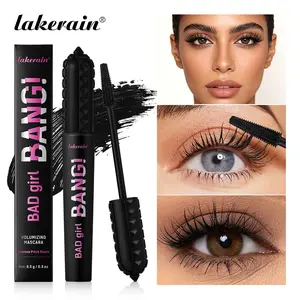 Lakerain 1 Count Volumizing Mascara, Volumizing & Curling Formula, Spiral Brush for Defined Lashes, Ideal for Sparse/Short Lashes & All-Day Wear