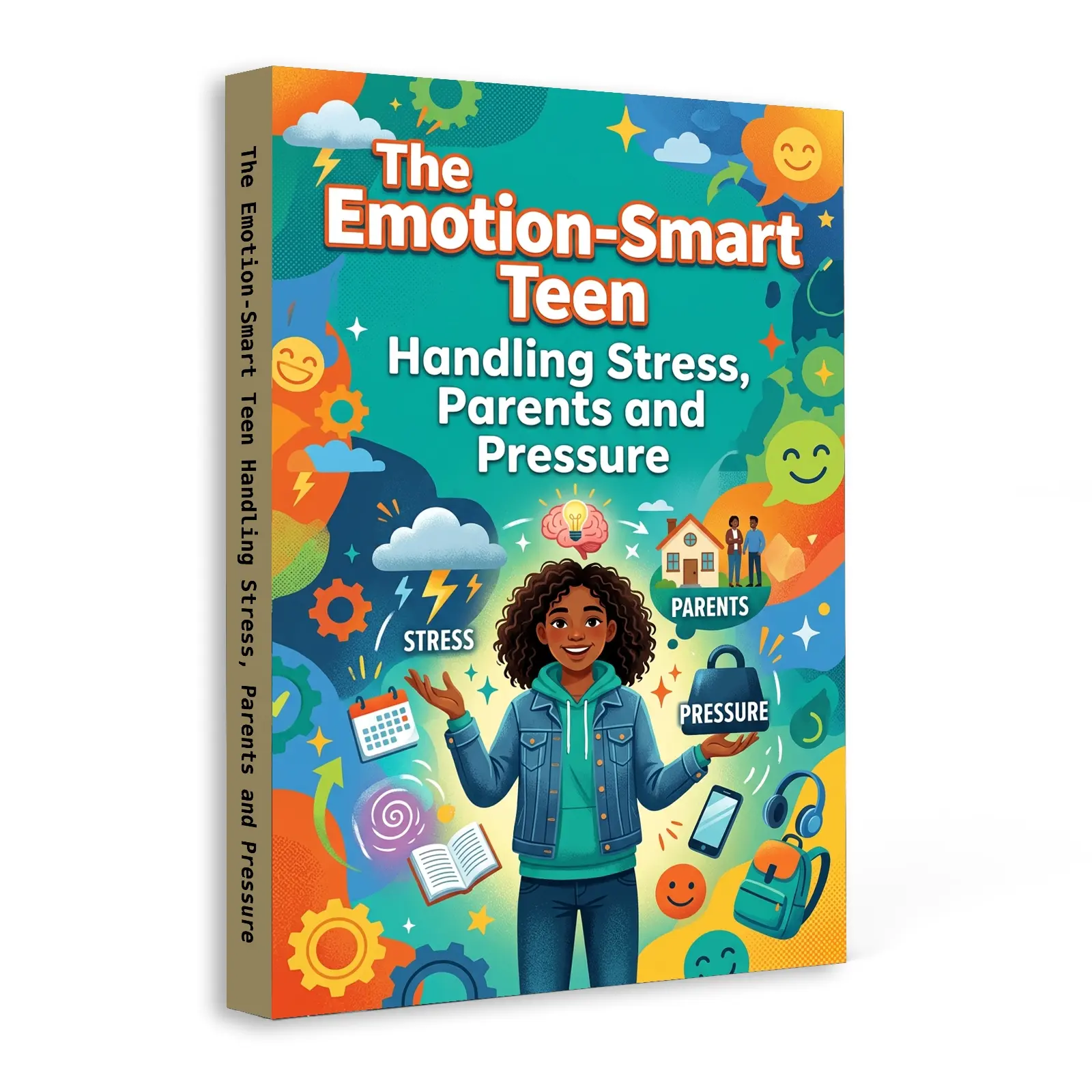 Books for Teen Mental Health | Emotional Intelligence, Stress Management, Handling Stress, Parent Conflict, and Healthy Coping Skills Workbook, Mental Health, Self Care Journal