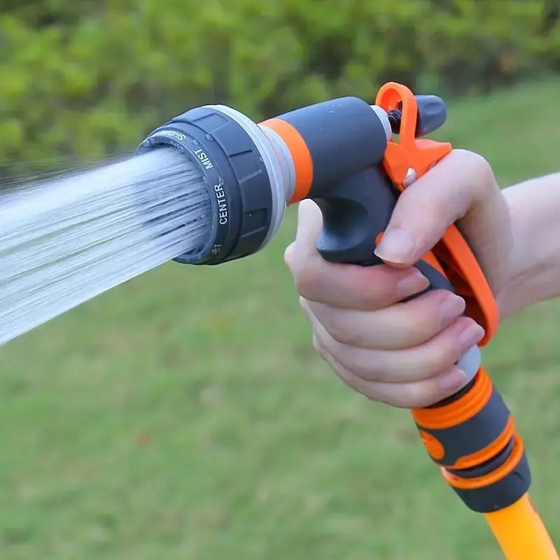 High-pressure Garden Spray Gun, Adjustable Nozzle Watering Sprayer, Lightweight Plastic Design Watering Tool for Outdoor Garden, Hose Sprayer Nozzle, High Pressure Nozzles