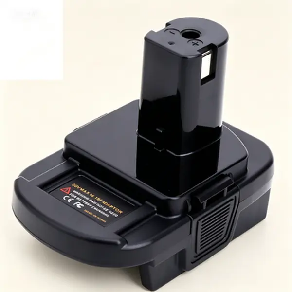 Battery Adapter Convert to Ryobi 18V One+ for De-Walt 20V and Mil-K 18V Tools, Power Tool Converter Allows Use of De-Walt and Mil-K Batteries on Ryobi Tools, Rechargeable Battery Connector Only, No Battery Included
