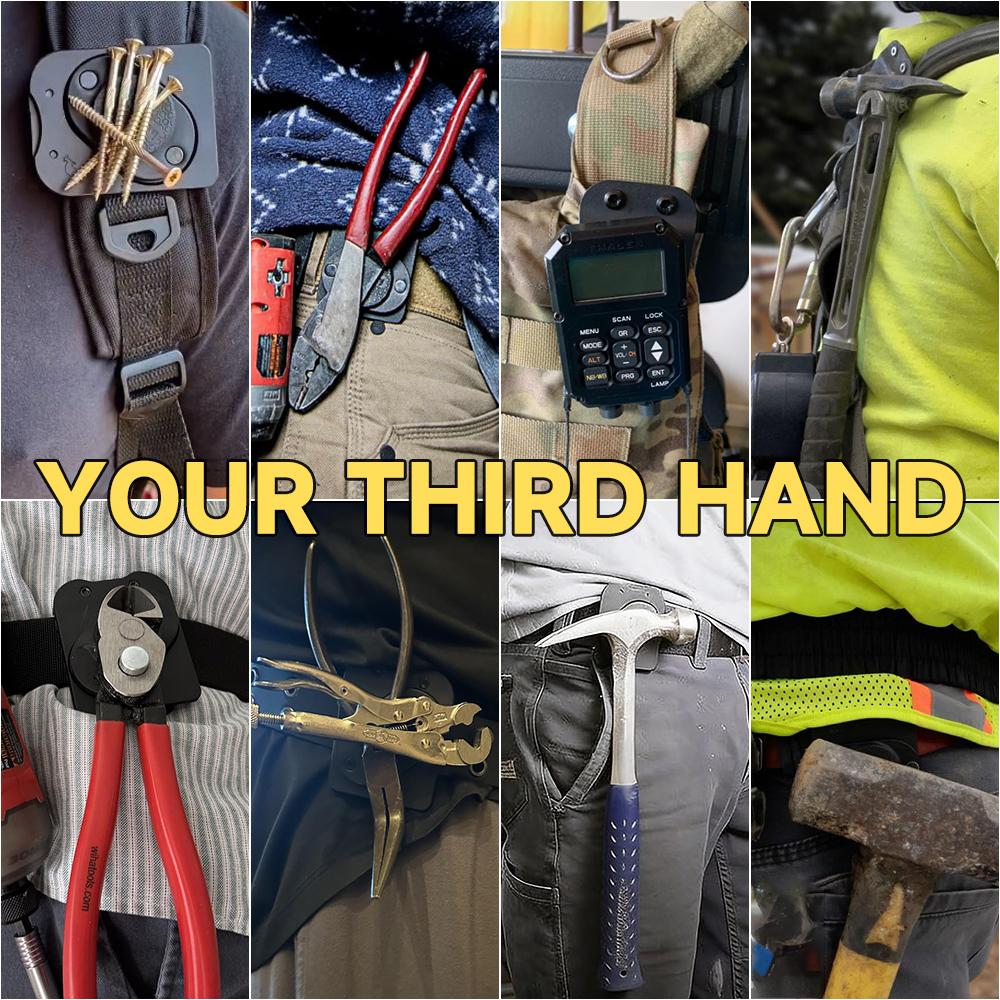 Magnetic Tool Holder Belt Holster for Wrenches, Pliers, Screwdrivers, Hardware and Tools