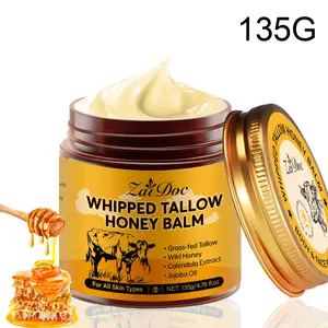 Tallow Honey Balm 135G - Deeply moisturizes skin, nutrient-rich formula. Gentle for daily use, ideal for all skin types in body care.