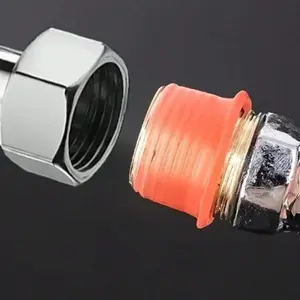 Random Color Leak-Proof Silicone Gaskets - 10 Pcs for Faucets & Triangular Valves - Rubber Pipe Hose Prevent Dripping Leakage