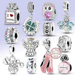 Hot Charm Hot Sales 925 Silver Original Charms Beads Fit Pendant Charm Bracelet Dangle for Women DIY Fine Jewelry Making Gift for love