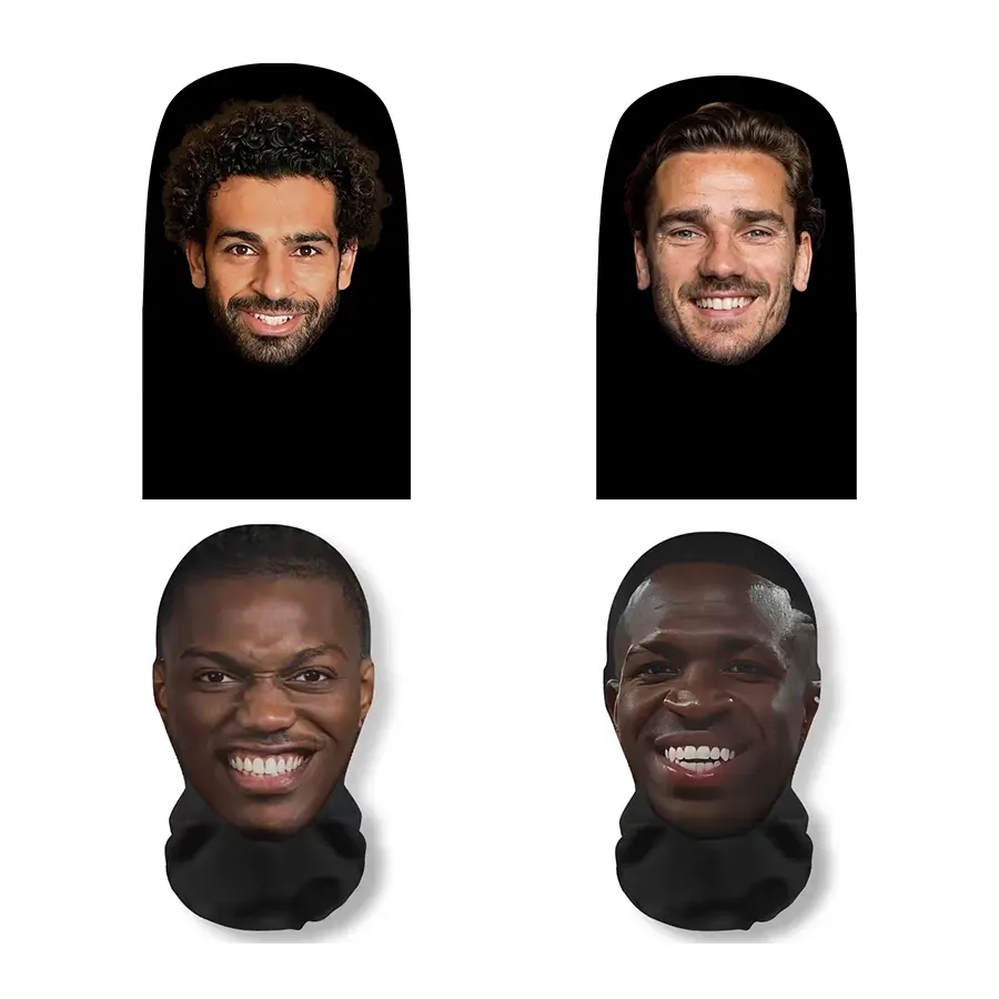Full Face Motorcycle Protective Mask, Funny Elastic Mesh Breathable Cover with Party-Ready Look & Standout Visibility for Soccer Games, Parties, Masks