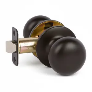Bedford Passage Door Knob, Matte Black