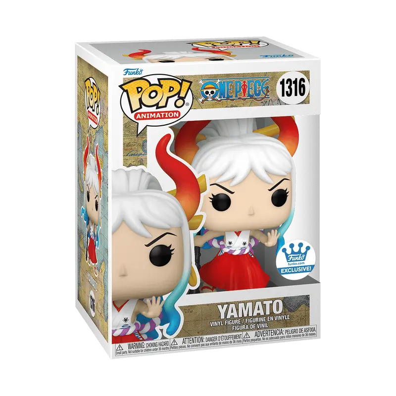 Funko Pop! One Piece - Yamato #1316 Exclusive (Sticker may vary) Collectible Pop Vinyl Figure
