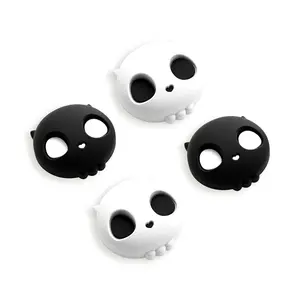 Geekshare Sweetheart Skull Joystick Caps for Nintendo Switch 2 Joy-Con (2-Pack) Soft Anti-Slip Thumb Grip Covers