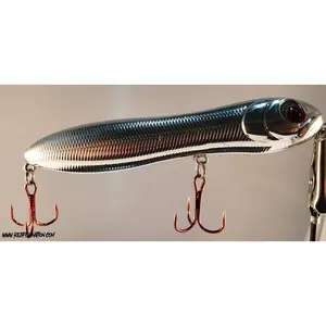 4" Silver Bullet Knocker top water lure