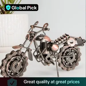 Motorcycle Design Ornament, Creative Iron Car Ornament, Desktop Decoration for Home Office, Gift for Friend, Room Accessories