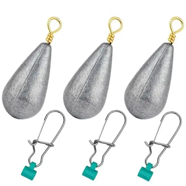MLYLM Fishing Sinkers & Sinker Slides Kit, Lead Weights Drop Shot Catfish