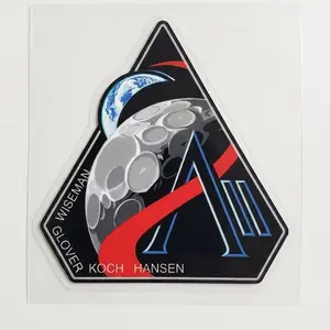 Artemis II Patch Sticker NASA Retro Space Logo Decal Waterproof Vinyl for Laptop Water Bottle Car Gift for Space Lovers