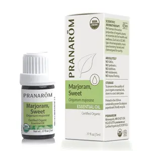 Pranarom Sweet Marjoram Essential Oil – Bio | Certified Organic Calming & Muscle Support Oil