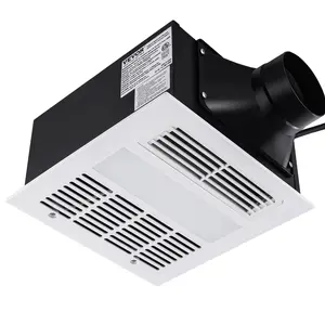 VEVOR Bathroom Exhaust Fan, 110 CFM High-Efficiency Ventilation, 1.5sones Low Noise Operation, Energy-Saving Bathroom Ceiling Fan, No Need For Attic Access, For Various Ceilings