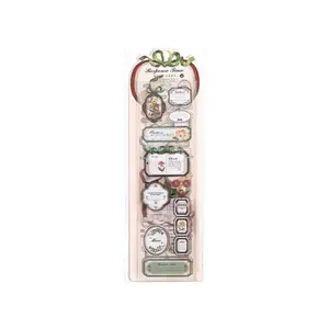24 Ribbon Handbook Tape Bows, Plants and Flowers, Clips, Lace Theme PET Waterproof Material Retro Style DIY Decoration Scrapbook Material Tape