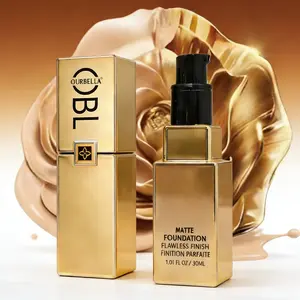 Matte Flawless Finish Liquid Foundation Makeup, Moisturizing Makeup Foundation, Long Wear Lightweight Oil-Free, Medium Coverage Waterproof and Sweatproof for All Skin Types, Classic Natural Ivory, 30ML/1.01 Fl Oz