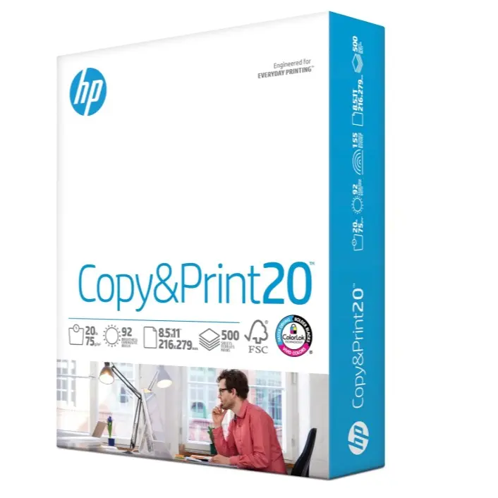 Copy & Print Printer Paper, 8.5x11 in, 20 lb, 92 Bright, FSC Certified, 1 Ream (500 Sheets)