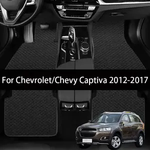 Car Floor Mat For Chevrolet/Chevy Captiva 2012-2017 7 Seats Full Set Luxury Premium Mat Reliable Performance, Ideal for Daily Commute & Long Trips, Must-Have Vehicle Easy to clean, anti slip and wear-resistant Auto Interior Accessories
