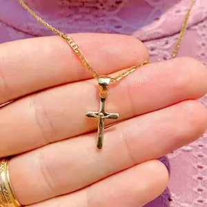 Cross Necklace for Womens Mens Catholics Gift Mariner Chain