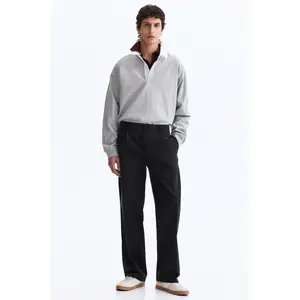 H&M Relaxed Fit Cotton and lyocell tailored trousers