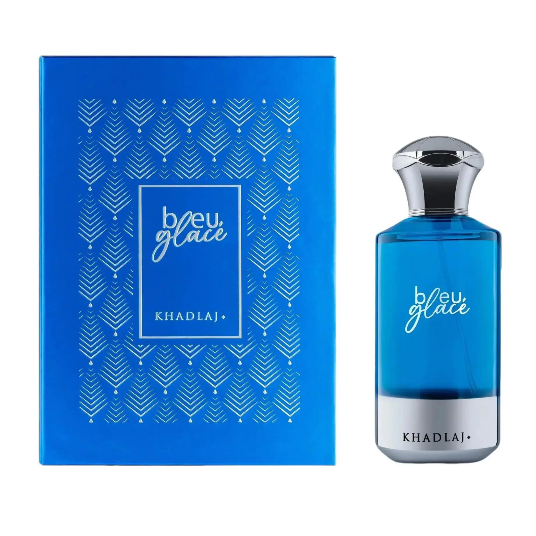 Khadlaj Bleu Glace for Men Eau de Parfum Spray, 3.4 Ounce