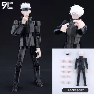 9L3D Jujutsu Kaisen Sukuna Yuji Figure Lucky13 Anime Collectible Toy Titan13 Multi-Jointed Poseable T13 Cursed King Model Gift