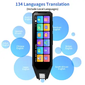 Scan Translation Pen, 134 Language Voice Dialogue Translation, Smart Pen Suitable for Reading Disabilities & Adults, Instant Voice Translator for Learning, Travel, and Business, Digital Products