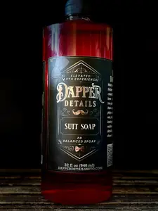 Suit Soap 32oz - Dapper Details Highly Concentrated PH Balanced Automotove High Foaming Free Rinsing Paint Cleansing Soap