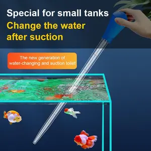 Fish tank suction toilet, mini water exchanger, small pumping pipe water exchanger, fecal suction toilet, mini cleaning and cleaning supplies