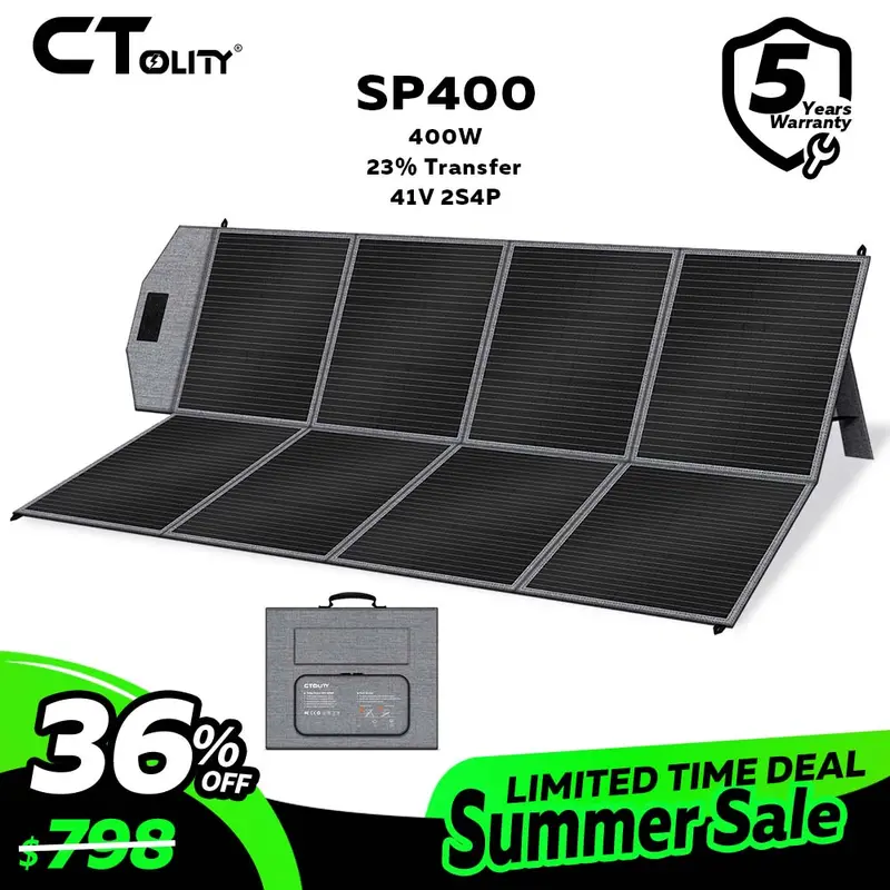 ecoflow 400w portable solar panel - TikTok Shop