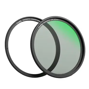 SmallRig 67mm Magnetic Circular Polarizers Filter + 67mm Threaded Filter Ring, HD Optical Glass 28 Layer Multi Nano Coated Circular Polarizing Filter Magnetic CPL Waterproof Scratch Resistant - 4582