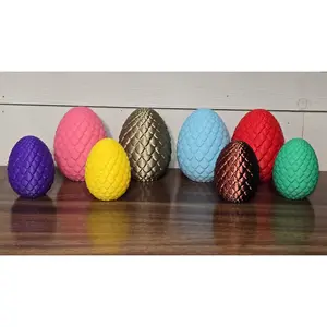 3D Printed Hollow Easter Eggs - Fillable Surprise Eggs in 3 Sizes