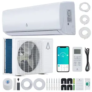 Garvee Upgraded 21 SEER2 High-Efficiency Ductless Mini Split System, 12000 BTU Wall Mounted AC and Heater, 115V Inverter Unit with Alexa Control, Heat Pump & Full Installation Kit, Ideal for Rooms Up to 750 Square Feet