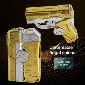 Transformable Deformable Fidget Spinner Gun Two-In-One Stress Relief Toy, Fun and Interactive Design, Perfect Gift for Kids and Adults