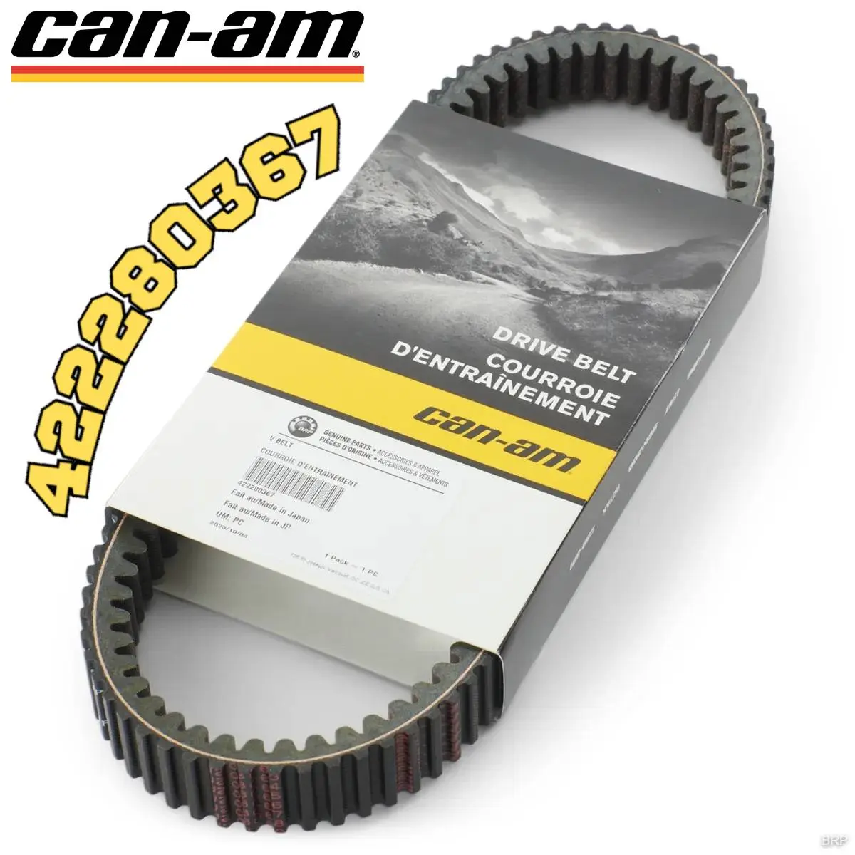 Can-Am 422280367 - Clutch Drive Belt 2013-2020 Maverick Commander Max 1000R DPS