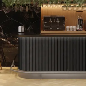 INNO STICKERS Wood Slat Acoustic Wall Panels, 3D Shiplap Decorative Soundproof Panel for Walls and Ceilings (31 sq. ft./Case)