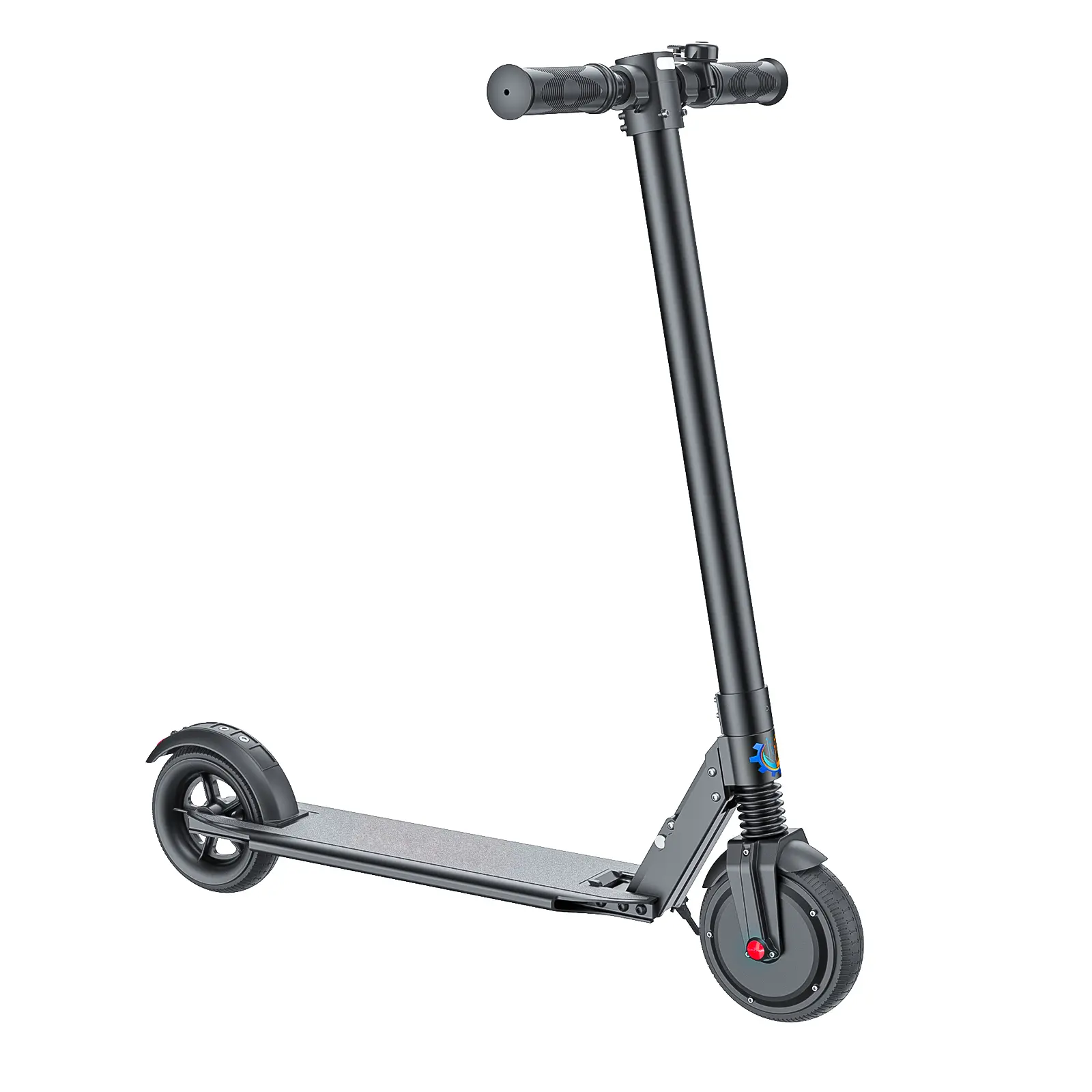 CAROMA Folding Adult Electric Scooter, 15 Mile Range, 15.5 MPH Top Speed, 6.5-Inch Solid Tires for Adults and Teens