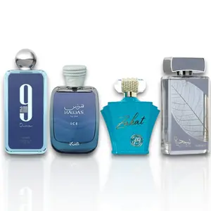 Lattafa | Zakat z9 | Afnan | Rasasi Perfumes | Najdia Intense + Hawas Ice + 9 am Dive + Z9 | 100 ML Per Bottle | Eau De Parfum Fragrance