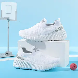 Boys' & Girls'- Breathable Outdoor Sneakers - Lightweight Mid-Top Training Shoes with Cushioned Sole Suitable Running,, Playground - Minimalist Athletic Footwear Teen (No Laces Needed)