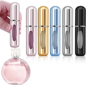 5 PCS Refillable Perfume Atomizer Bottle. 5ml Perfume Dispenser.