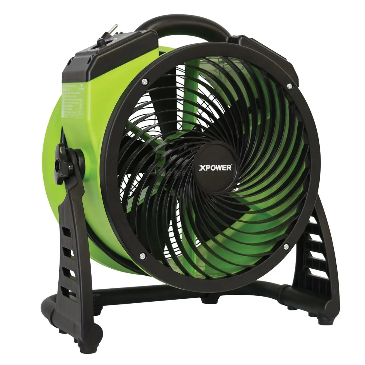 XPower FC-200 13 in. Portable Multipurpose Pro Air Circulator, Home Improvement Ventilation Fan for Heating, Cooling & Ventilation Needs, 1 Amp Draw