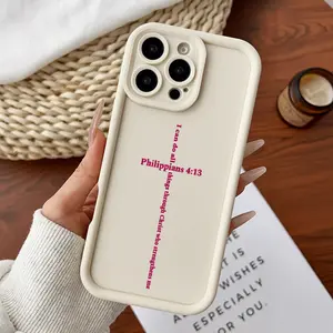 Softcase for iPhone11/12/13/14/15/16/17/promax/x/xs/xr/xsmax CasePhilippians 413 Anti-Fall Shockproof Protective Slim Cover, Accessories, Smartphone, Casing, Silicon