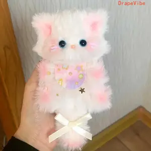 Handmade Plush Cat Keychain - Cute Charms Keychain, Twist Stick Bag Pendant, Decorative Jewelry for Daily Use & Gifting (Sports, Outdoor, Fan Shop, Gaming Accessories)
